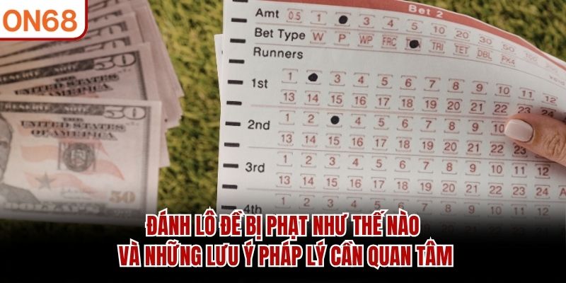 đánh lô đề bị phạt như thế nào